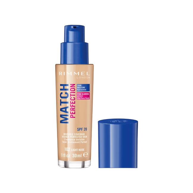 Rimmel London Match Perfection Foundation 102 Light Nude