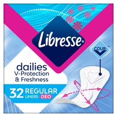 Libresse Dailies Inlegkruisjes Normal Deo 32 stuks