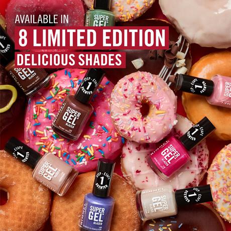 Rimmel London Super Gel Scented Glazed Nails nagellak 117 Espresso Yourself 12 ML