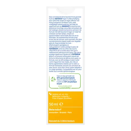 NIVEA SUN Gezichtszonnecrème Anti-Age & Anti-Pigmentvlekken SPF50 50 ML