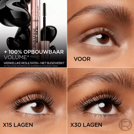 L'Oréal Paris Lash Paradise Big Deal Mascara Zwart