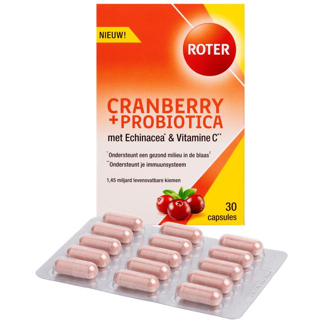 Roter Cranberry + Probiotica 30 Stuks
