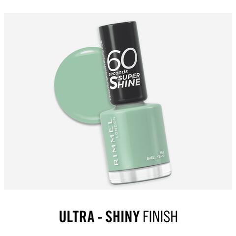 Rimmel London 60 Seconds SuperShine Nagellak 154 Shell Yeah!