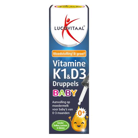 Lucovitaal K1 & D3 Vitamine Druppels Baby 14,5 Ml