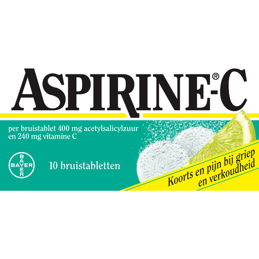 Aspirine C 400 MG Bij Griep En Verkoudheid Bruistabletten 10 stuks