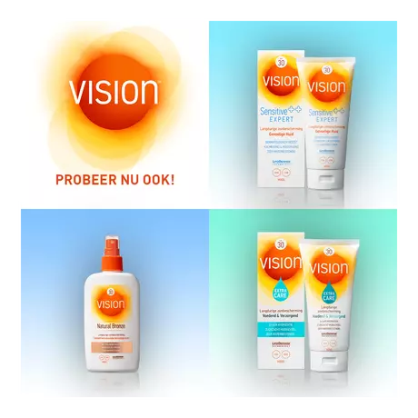 Vision Zonnebrand Face Fluid SPF30 50 ML