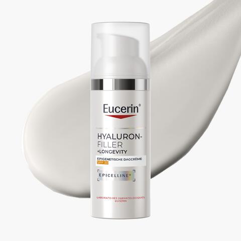 Eucerin Hyaluron-Filler + Longevity Epigenetisch Anti-Age Dagcrème SPF 30 50 ML
