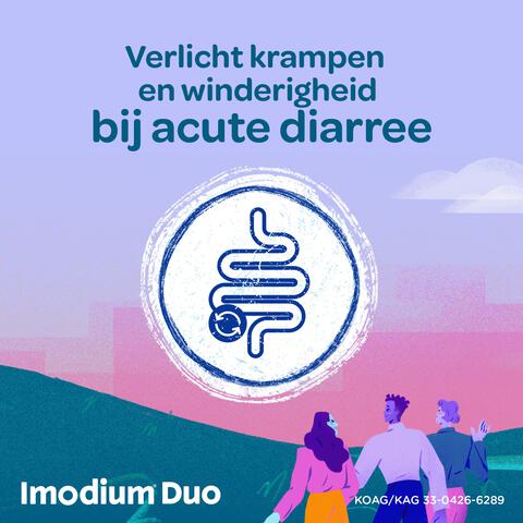 Imodium Duo 6 stuks