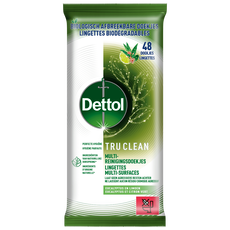 Dettol Tru Clean Eucalyptus & Lime Doekjes 48 stuks