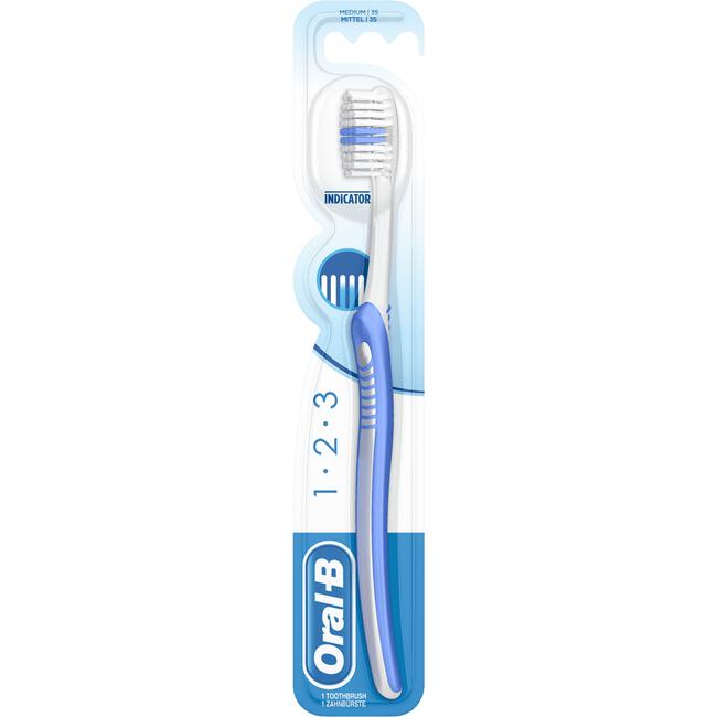 Oral-B 123 Indicator Tandenborstel Medium