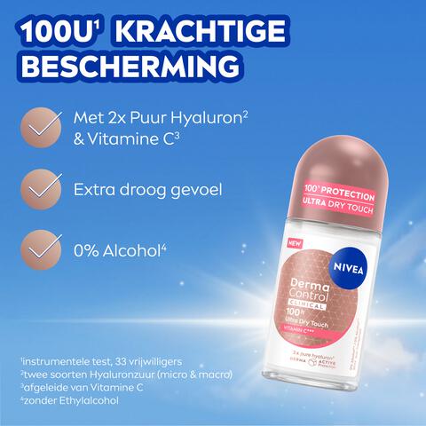 NIVEA Derma Clinical Dry Touch Deodorant Roller 50 ML