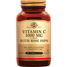 Solgar Vitamin C with Rose Hips 1000 mg Rose Hips 100 tabletten