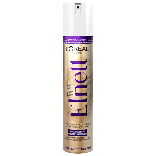 Elnett Purple Sterke Fixatie Haarlak Blond En Wit Haar 200ML