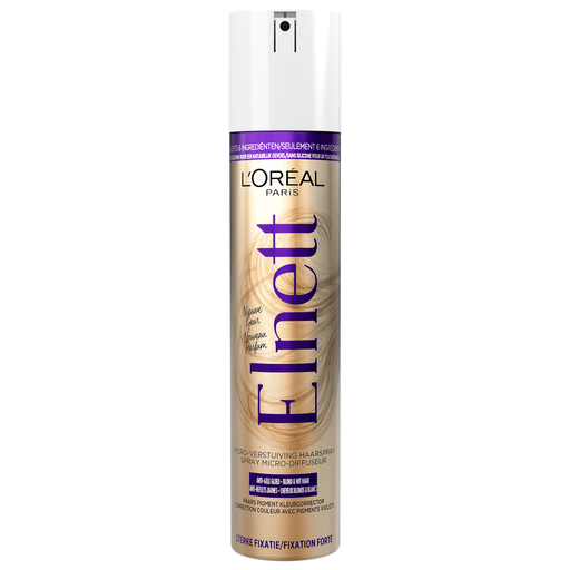 L'Oréal Paris Elnett Purple Sterke Fixatie Haarlak Blond En Wit Haar 200ML