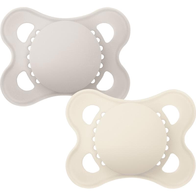 MAM Original Fopspeen 0-6 Maanden Beige 2 stuks