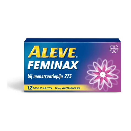 Aleve Feminax Bij Menstruatiepijn Tabletten 12 stuks