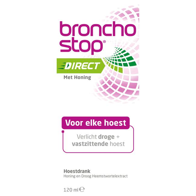 Bronchostop Direct Hoestdrank met Honing 120 ML