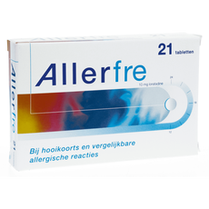 Allerfre Antihooikoorts Tabletten 10 mg Loratadine