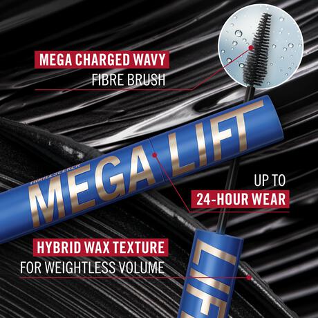 Rimmel London Thrill Seeker Mega Lift Mascara Waterproof 4 Zwart