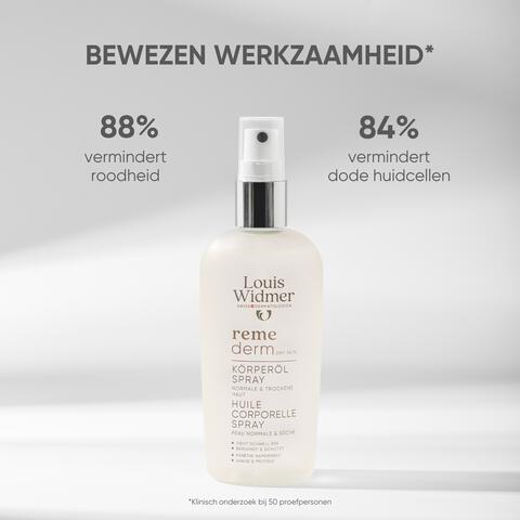 Louis Widmer Remederm Lichaamsolie Spray 150 ML