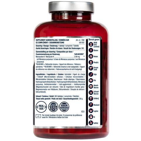 Lucovitaal Rode Gist Rijst abletten 360 stuks