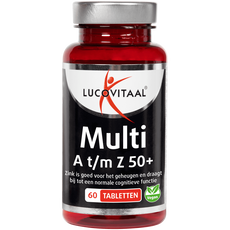 Lucovitaal Multi A t/m Z Q10 50+ 60 stuks