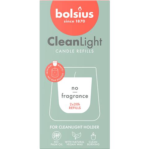 Bolsius Navulling Clean Light pack 2 Zero