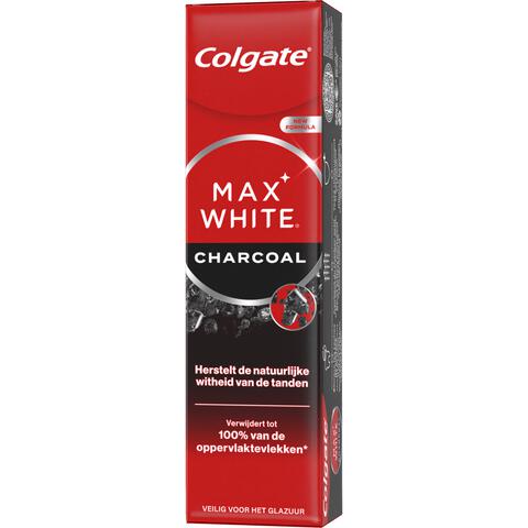 Colgate Max White Charcoal Whitening Tandpasta - 75 ML