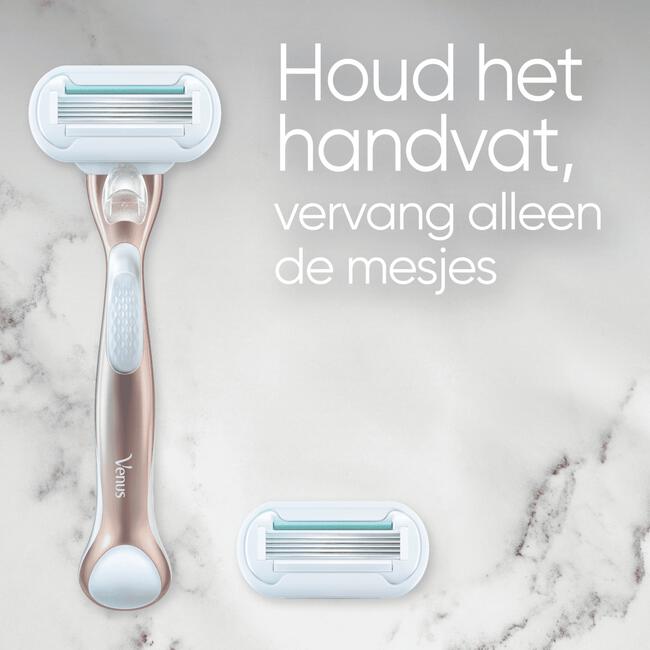 Gillette Venus Deluxe Smooth Sensitive Rose Gold Scheersysteem 5 Blades