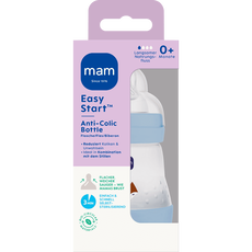 MAM Baby Easy Start Anti-Collic Babyfles Blue 160 ML