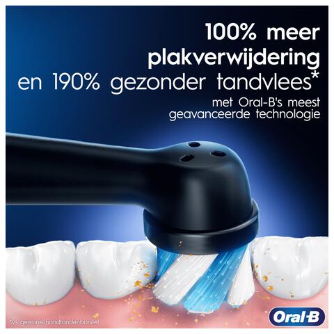 Oral-B iO 6 Duo Zwart & Roze 2 Elektrische Tandenborstels
