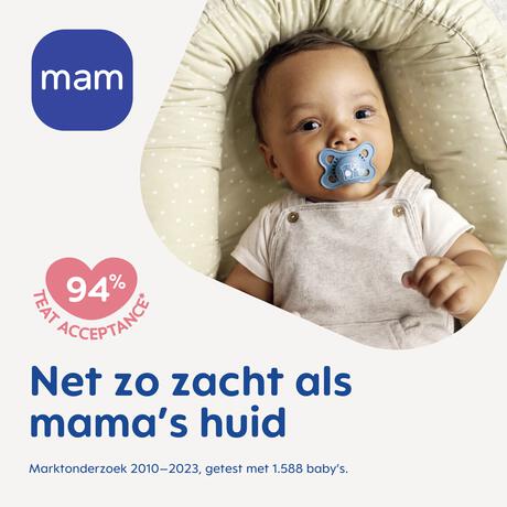 MAM Original Night 0-6M Pink 2 stuks