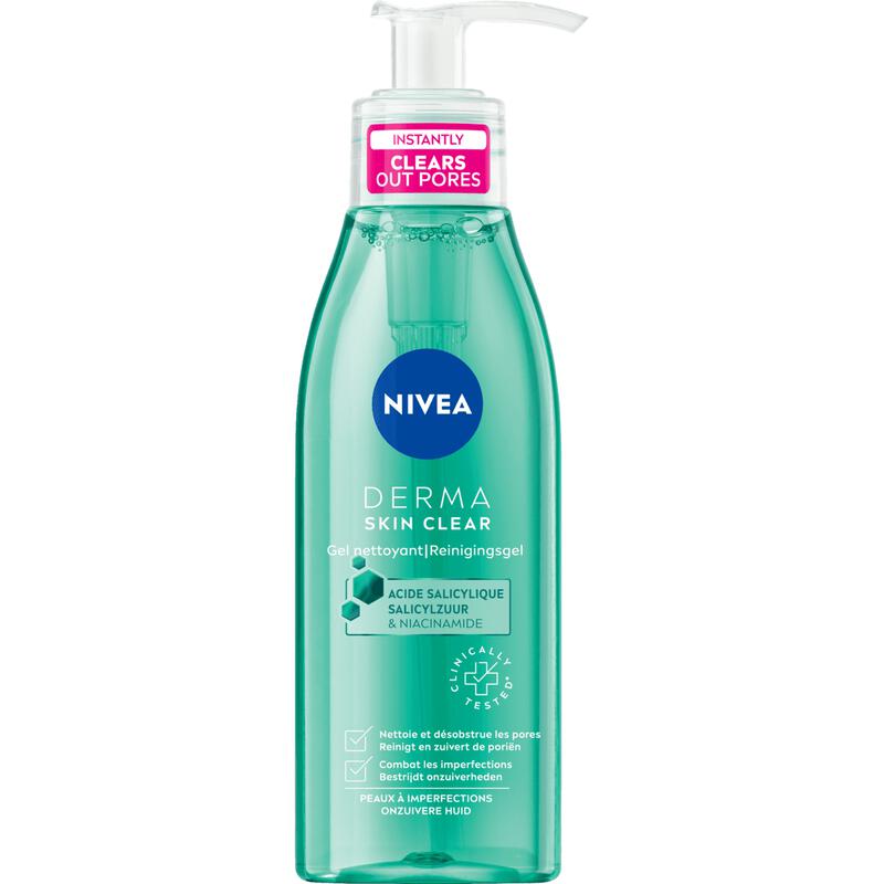 NIVEA Derma Skin Clear Washgel Onzuivere Huid 150 ML