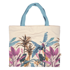 Etos Tote Bag Katoen Botanische Print 55 x 45 cm