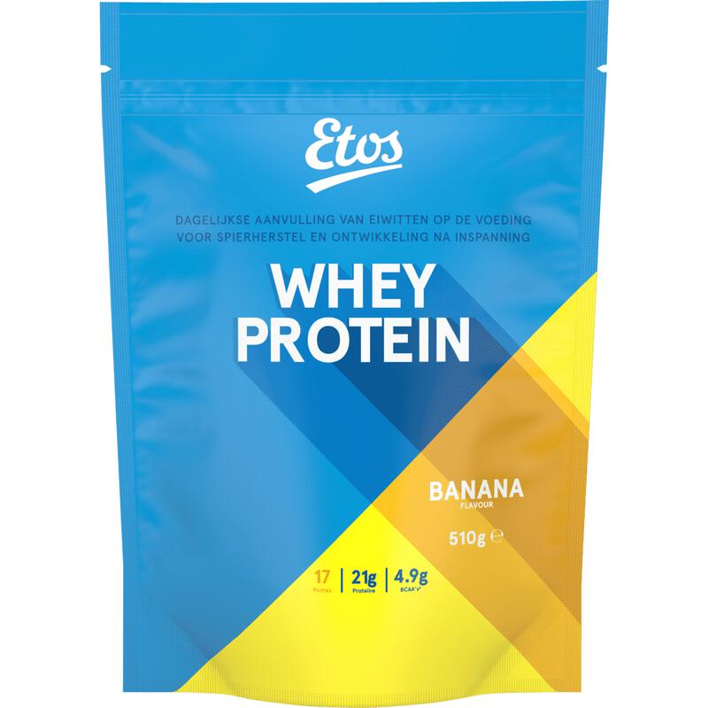 Etos Whey Protein Eiwitpoeder Banana 510 gram