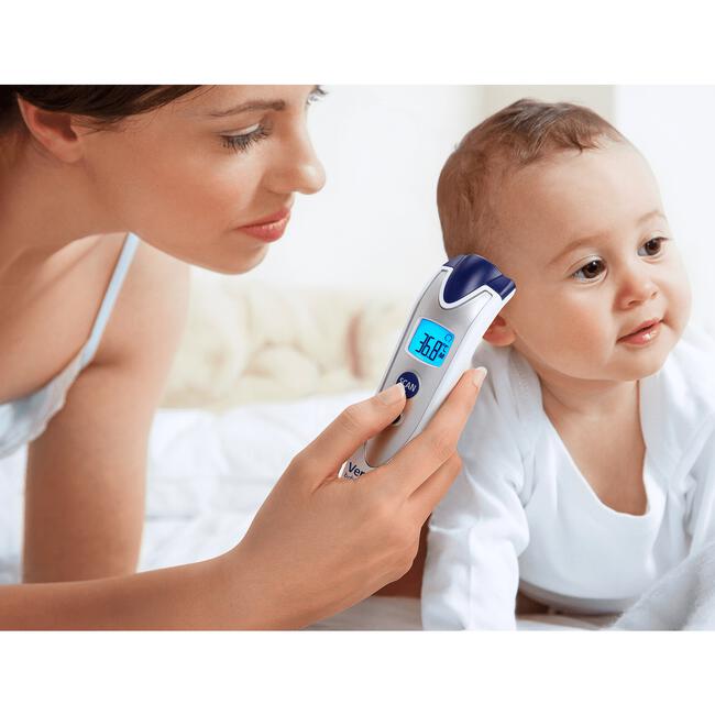 Veroval Baby 3 in 1 infrarood koortsthermometer voor contactloze meting