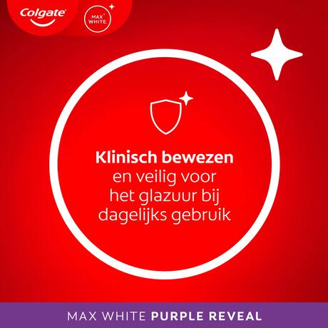 Colgate Max White Purple Reveal Tandpasta 75 ML