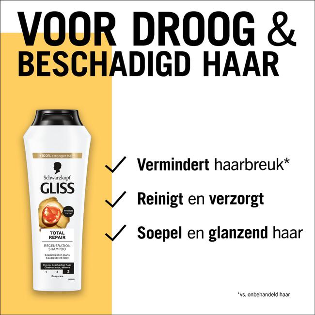 Gliss Total Repair Shampoo 250ml