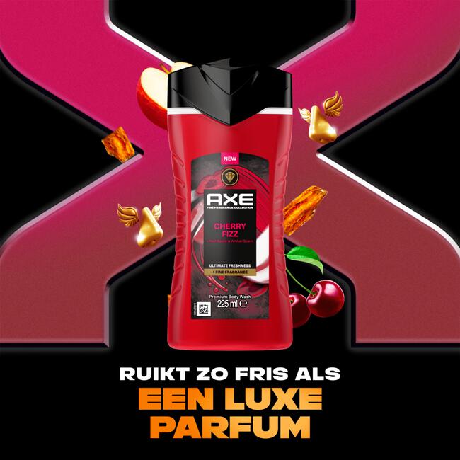 Axe Cherry Fizz Showergel 225 ML