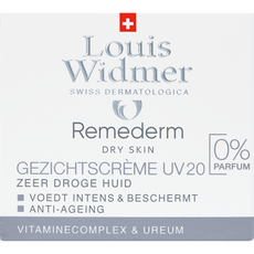 Louis Widmer Remederm Dry Skin Gezichtscrème UV 20 Zonder Parfum 50 ML
