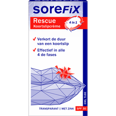 SoreFix Rescue Op Zink Gebaseerde Koortslipcrème 6 ML