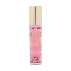 Revolution Glass Kiss Roller Ball Lip Oil Fairytale Peach Shimmer