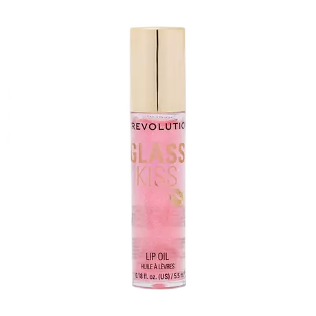 Revolution Glass Kiss Roller Ball Lip Oil Fairytale Peach Shimmer