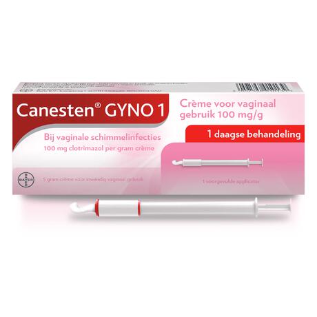 Canesten GYNO 1 daagse Crème bij vaginale schimmel 1 stuks