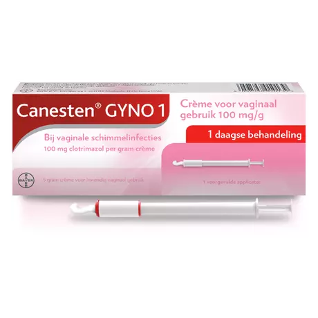 Canesten Gyno 1 Daagse Cr�me bij Vaginale Schimmel 1 stuk
