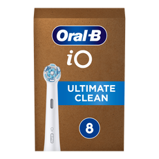 Oral-B iO Ultimate Clean Opzetborstels Wit - 8 Stuks