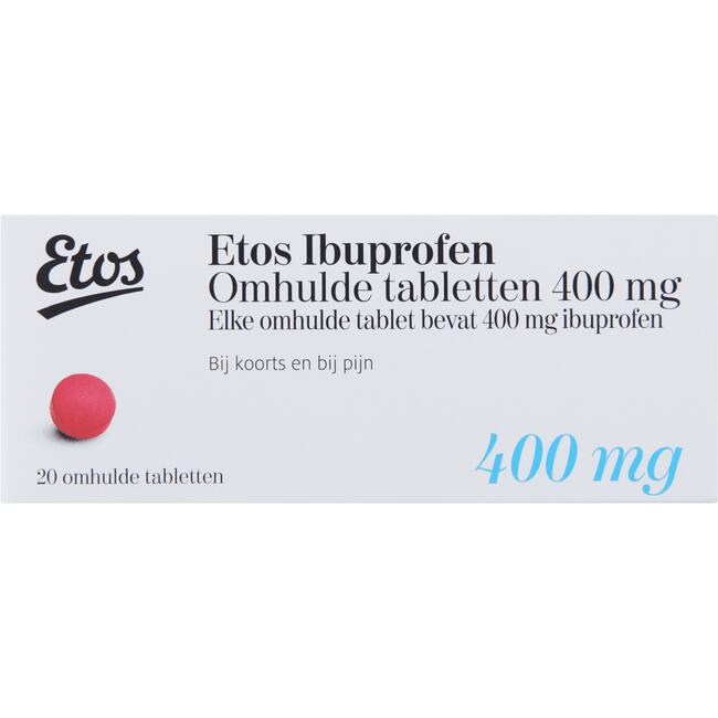 Etos Ibuprofen 400 mg Omhulde Tabletten