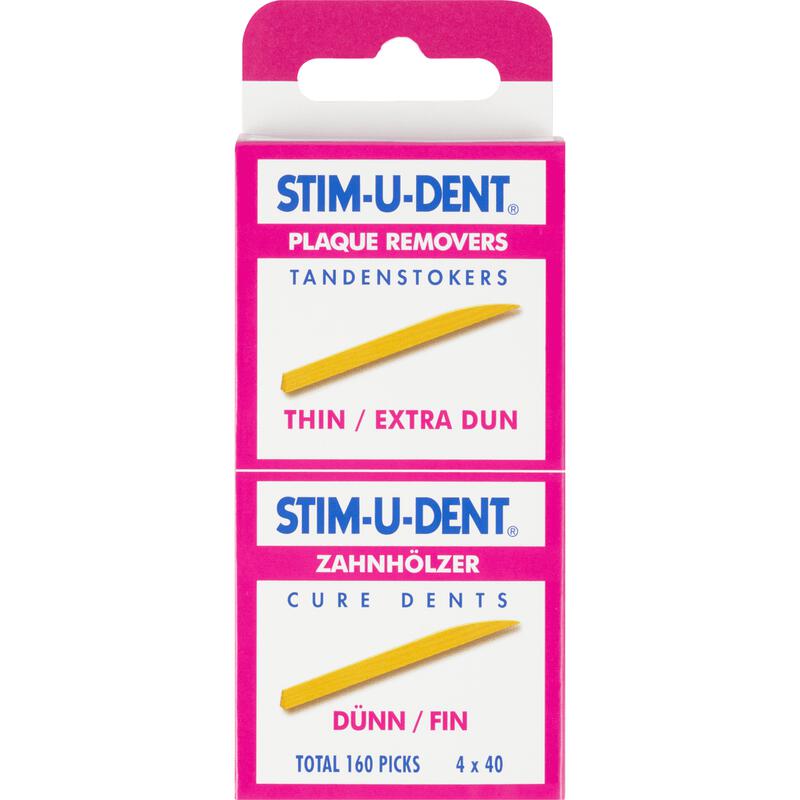 Stim-U-Dent Extra Dun Tandenstokers 160 stuks