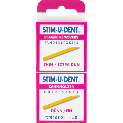 Stim-U-Dent Extra Dun Tandenstokers 160 stuks