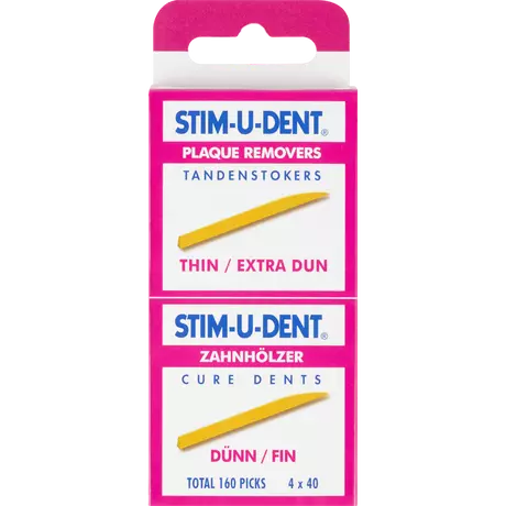 Stim-U-Dent Extra Dun Tandenstokers 160 stuks